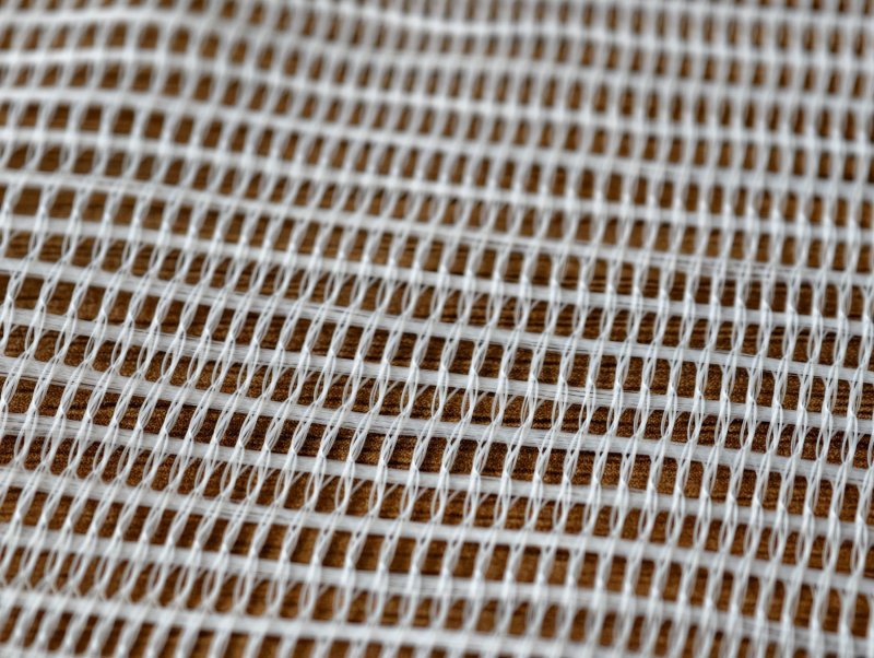 Wide-width advertising mesh